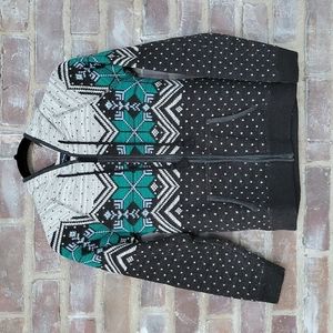 AEO Fleece Lined Zip Up Sweater